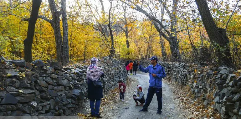 روستای برغان - جاهای دیدنی البرز