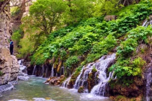آبشار هفت چشمه - جاهای دیدنی البرز