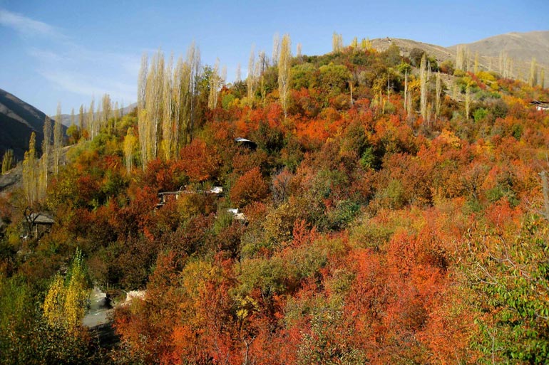 روستای زشک - جاهای دیدنی مشهد در زمستان