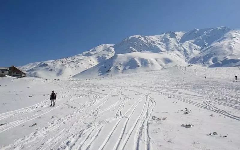 پیست اسکی پیام - جاهای دیدنی تبریز در زمستان