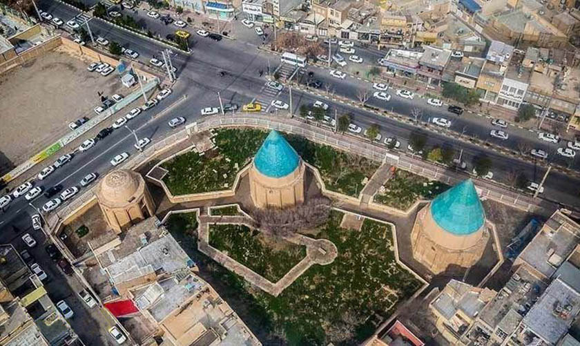 باغ گنبد سبز - جاهای دیدنی قم